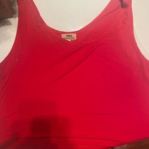 Piko Brand Red crop top